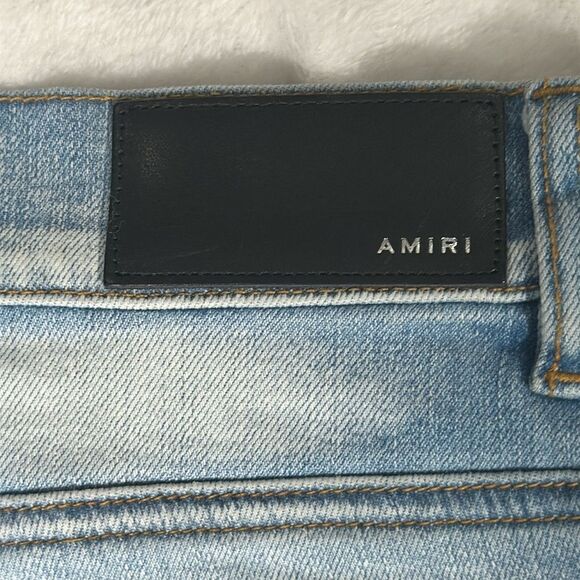 NWT! Amiri Bandana MX1 Jean in light indigo! - Picture 7 of 8